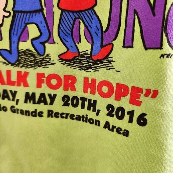 Port & company walk For Hope two T-shirts 100% cotton excellent condition pink g - Picture 7 of 8